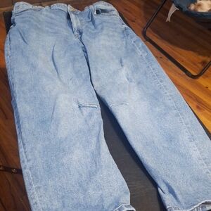Ashley Slouchy Barrel Kut From The Kloth Casual Light Blue Jeans Size 12